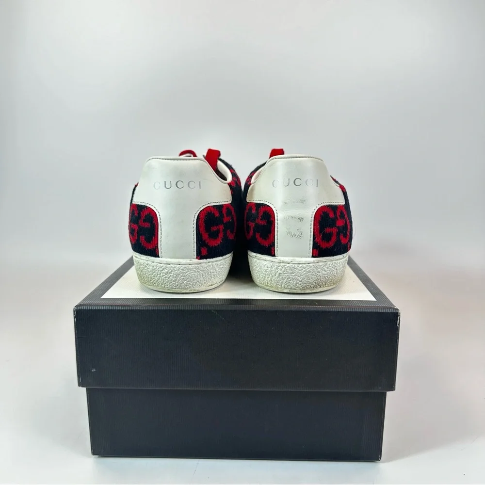 Gucci Ace GG terry cloth “Blue Red” - Picture 4 of 7